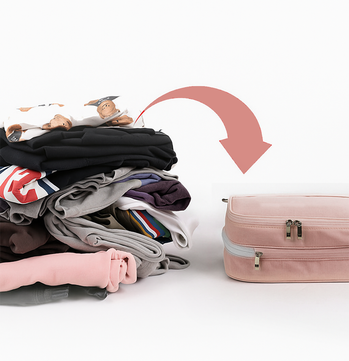 Amazon.co.jp: Travel Gear 圧縮袋 トラベルポーチ 圧縮バッグ 旅行用